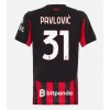 AC Milan Strahinja Pavlovic #31 Hjemmedrakt Kvinner 2025-26 Kortermet